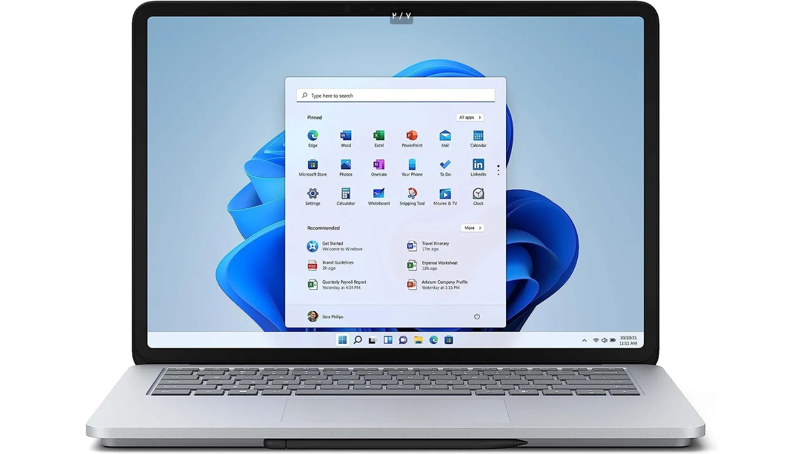 لپ تاپ سرفیس استودیو 1 مایکروسافت i7-11H, 32GB RAM, 1TB 3050 ti 4GB SSD, 14” 3K Touch Display